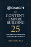 ChatGPT Content Creation Cheat Sheet – 25 Prompts for Blogs, eBooks & Courses
