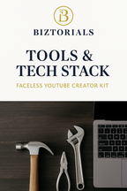 Faceless YouTube Creator Kit – Build & Monetize Without Showing Your Face