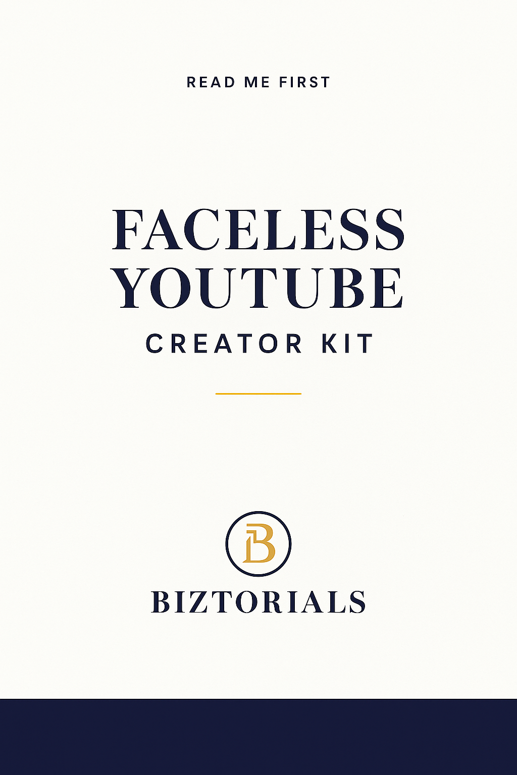Faceless YouTube Creator Kit – Build & Monetize Without Showing Your Face