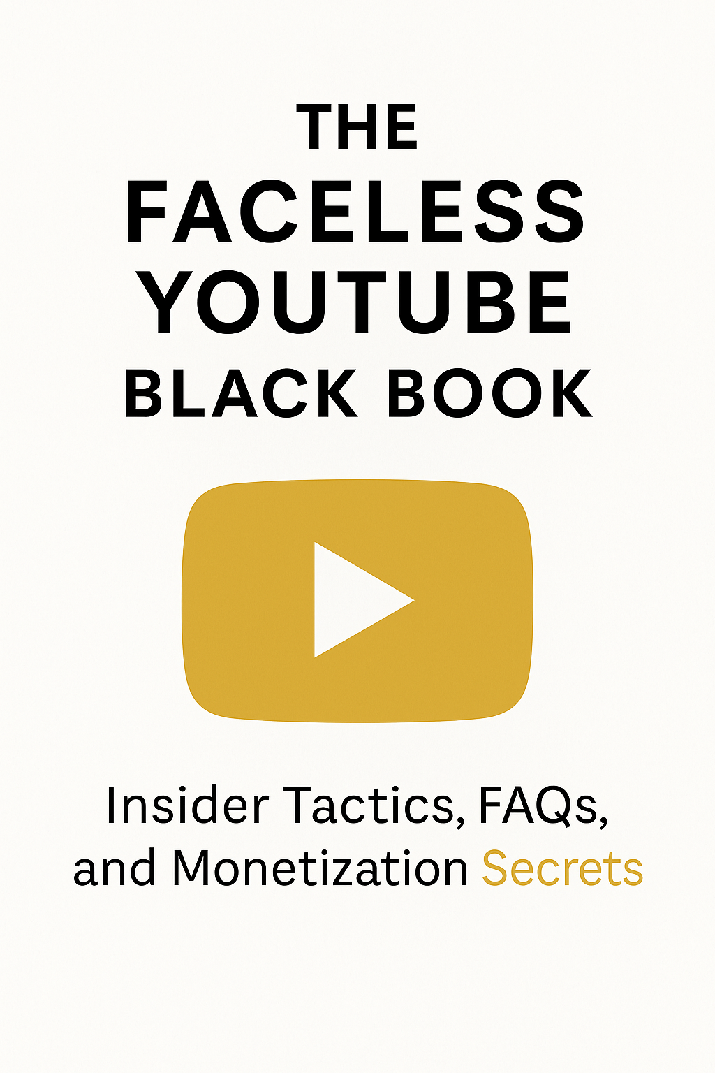 Faceless YouTube Creator Kit – Build & Monetize Without Showing Your Face